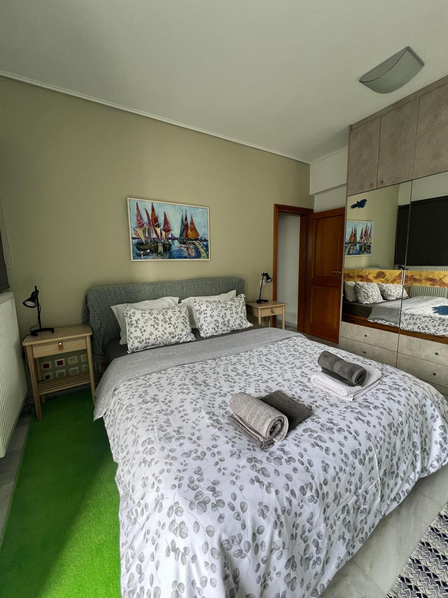 Green Apartment Near Marousi Hospitals & Oaka, By Promoshomes Maroussi Eksteriør billede